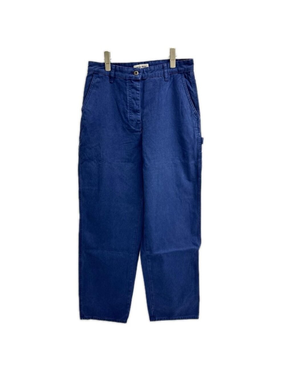 Miu Miu Purple Garment Dye Gabardine 40
